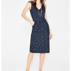 Boden Melinda cotton modal midi dress 4R